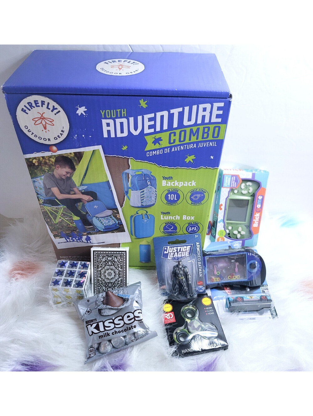 Youth Adventure Combo Boy Gift Box with Backpack, Lunch Box,